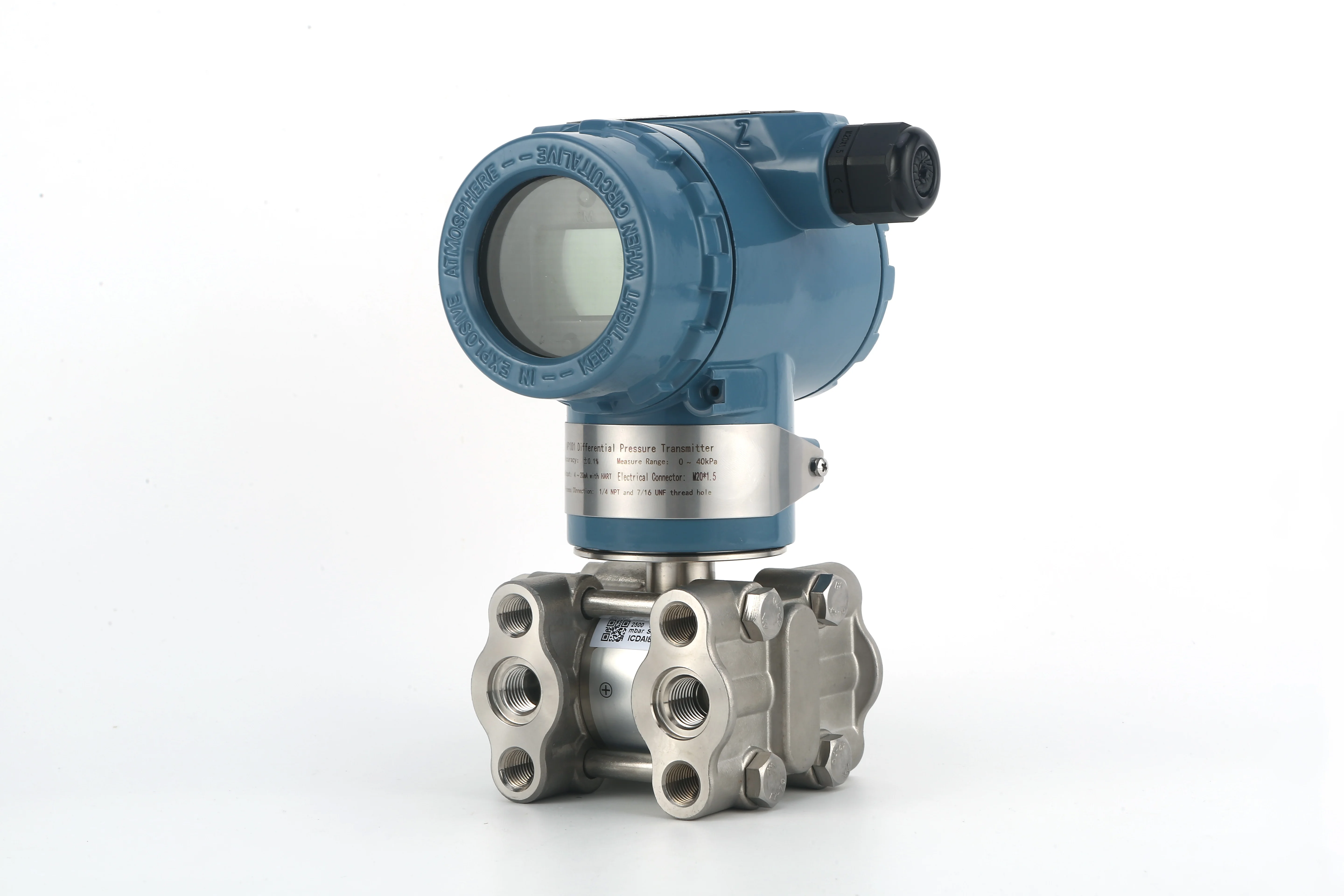 

Low price 4-20mA water oil gas differential pressure transmitter with led