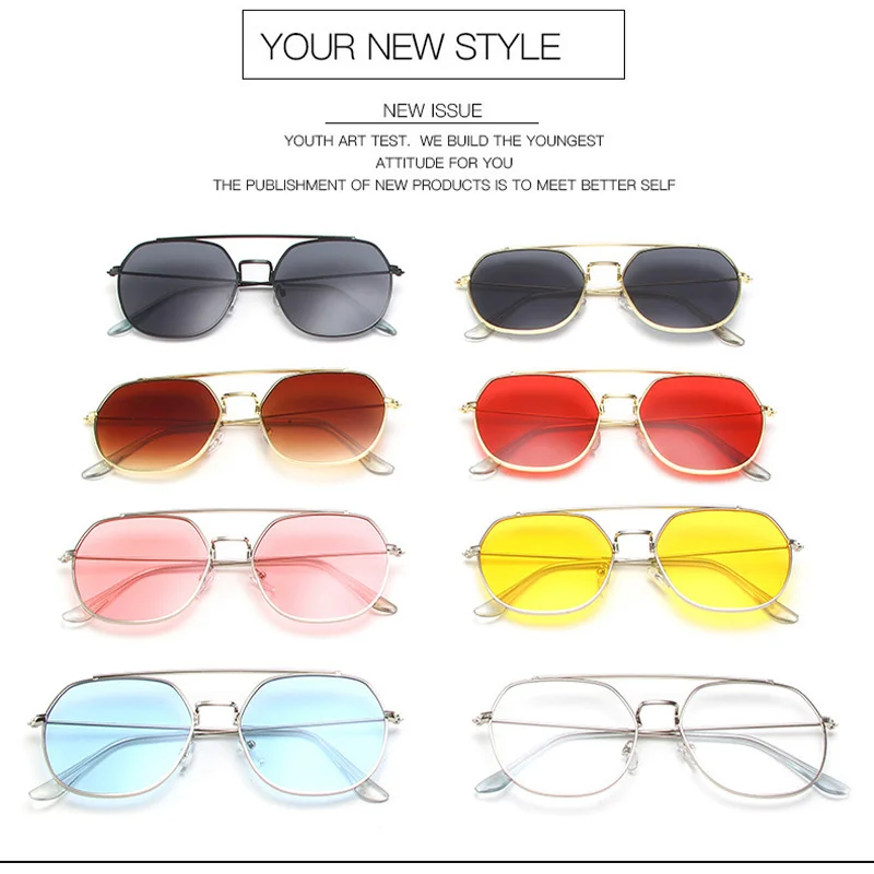 

Vintage Sunglasses Metal Frame Polygon Women Sunglasses Brand Designer Women Men Sunglasses Glasses Vintage Glasses UV400