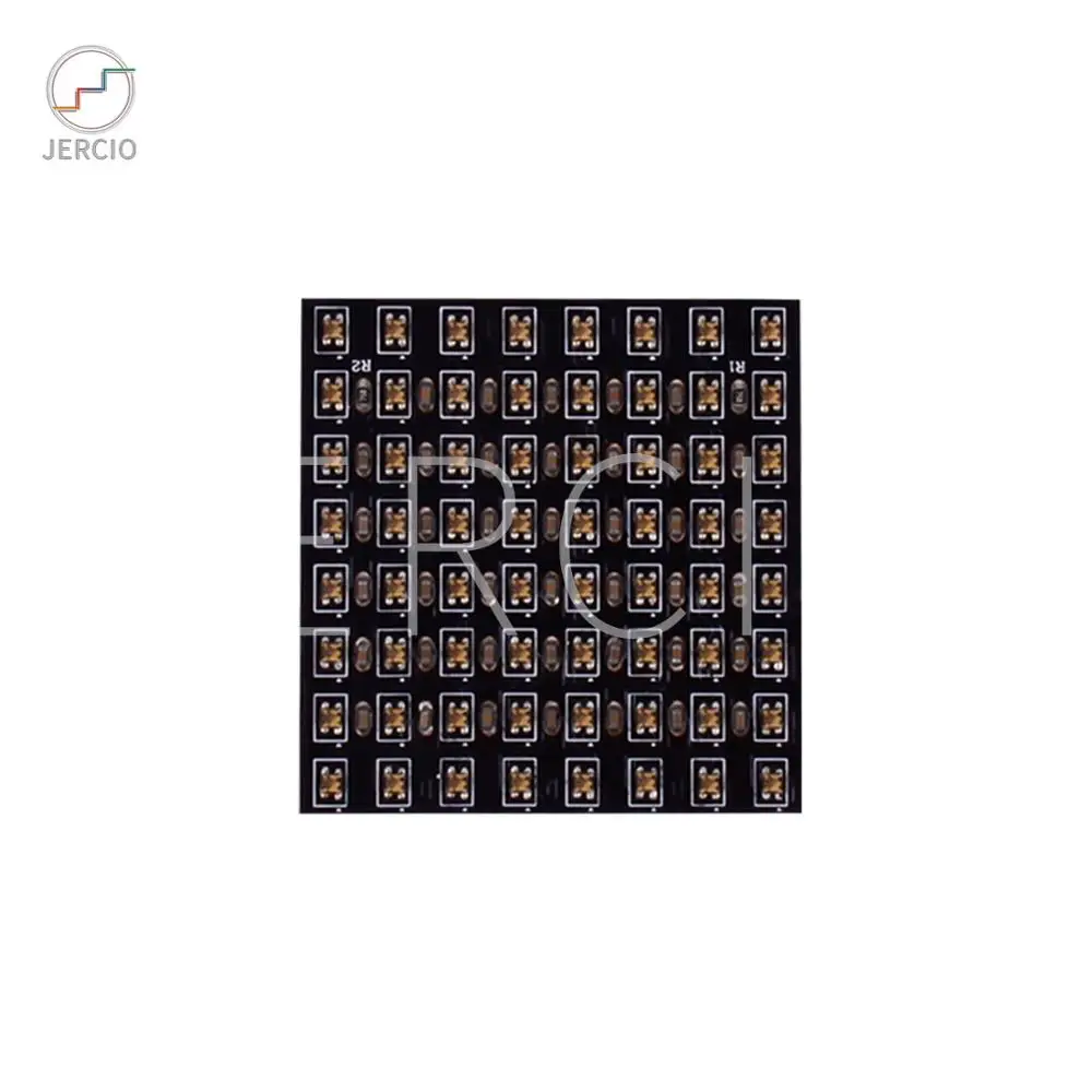 Пиксельная Светодиодная панель JERCIO 8X8 WS2812B SK6812 RGB DC5v IC чип цифровая светодиодная