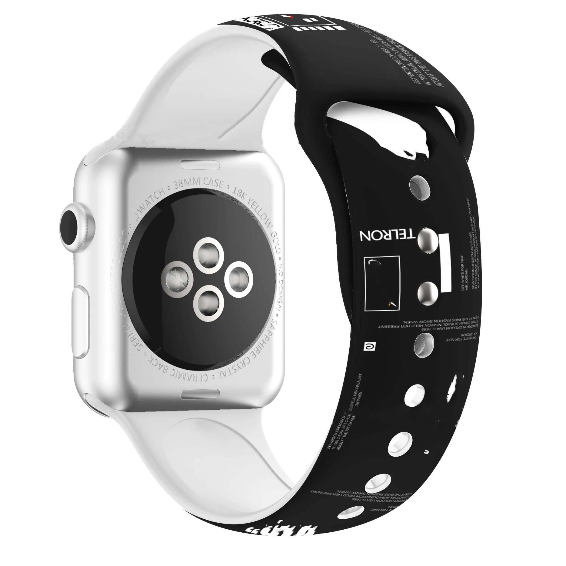 

Printing Strap For Apple Watch 6 band 44mm 40mm 38mm 42mm Luxury design silicone bracelet watchband iwatch Series 3 4 5 SE 6