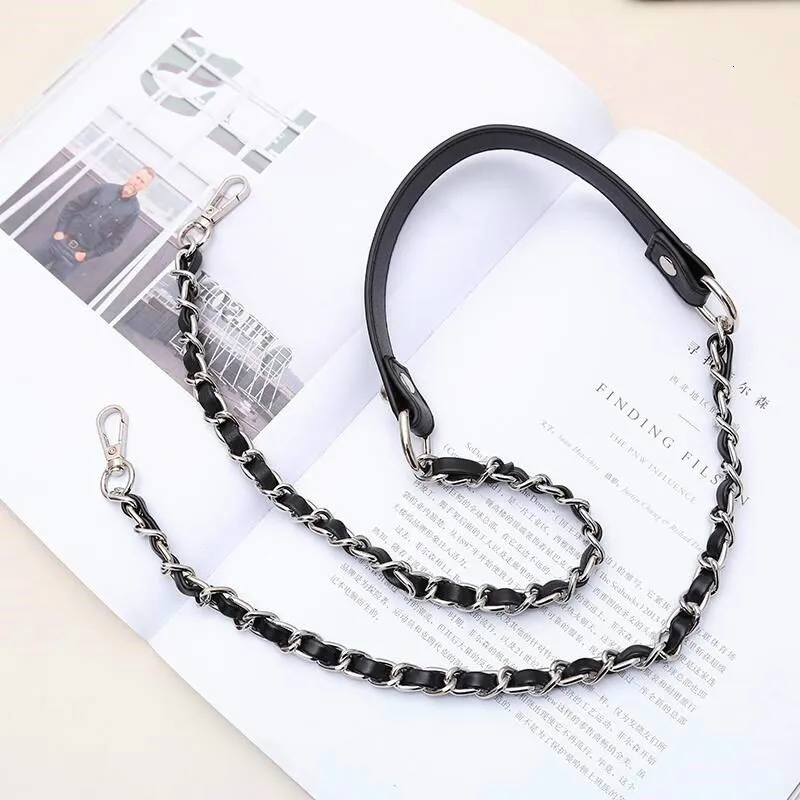 90cm/100cm/110cm/120cm New Women's Diagonal Span Bag Metal Chain Bag Accessories One-Shoulder Joker Bag Accessories
