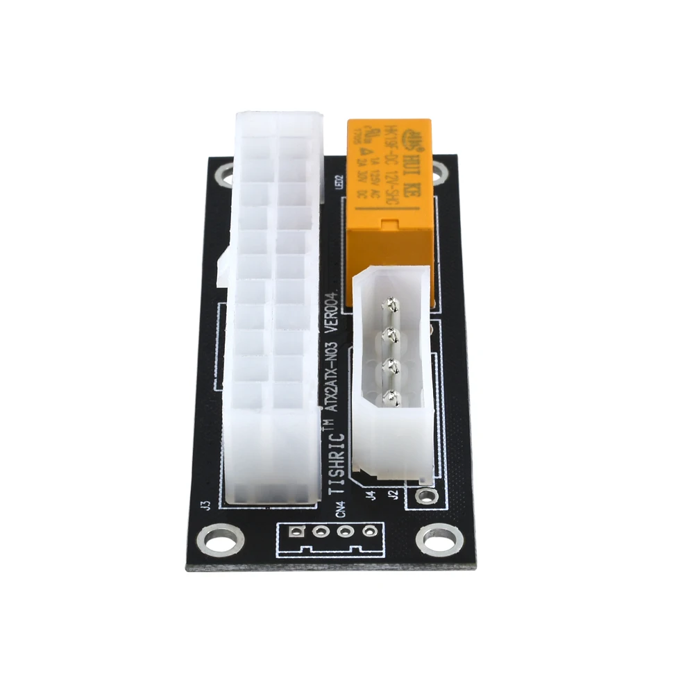 TISHRIC 5/10 шт. двойной блок блока питания синхронизатор блоков ADD2PSU ATX 24 контакта на 4