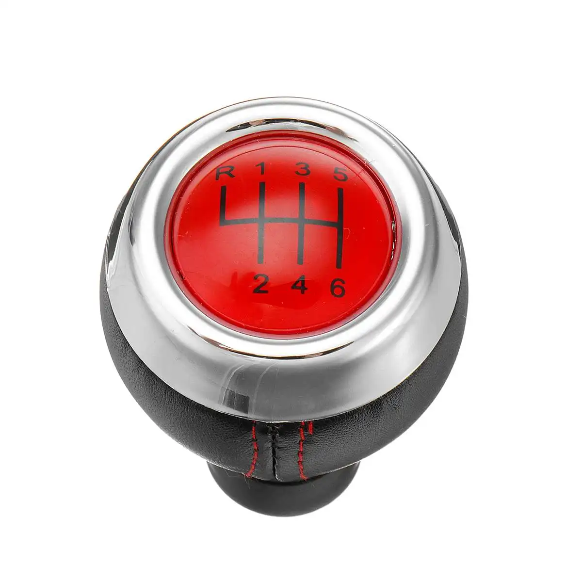6 Speed 5/6 скоростная ручка переключения рулевого механизма автомобиля красная палка ручка переключения передач головка для MINI COOPER R56 R57 R58 R59 R60 R61 - Название цвета: 6 Speed