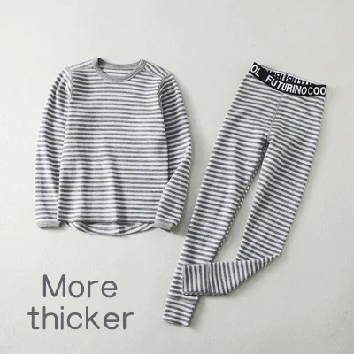 More thicker 250gsm Мериносовой шерсти дети термобелье установить тонкие кальсоны Unisex Мальчики Девочки детей от 1,5 до 14 лет - Цвет: More thicker 250gsm