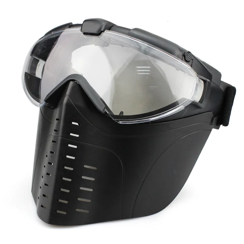 Полнолицевая газовая маска с широкими линзами дизайнерские очки для страйкбола