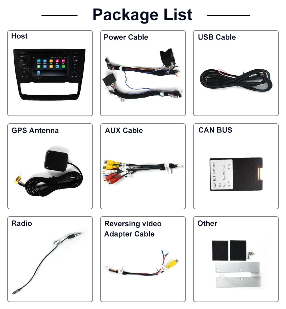 

car radio multimedia player for BMW E81 E82 E88 2004 Onwards android auto audio GPS navigation stereo video player screen 2 din