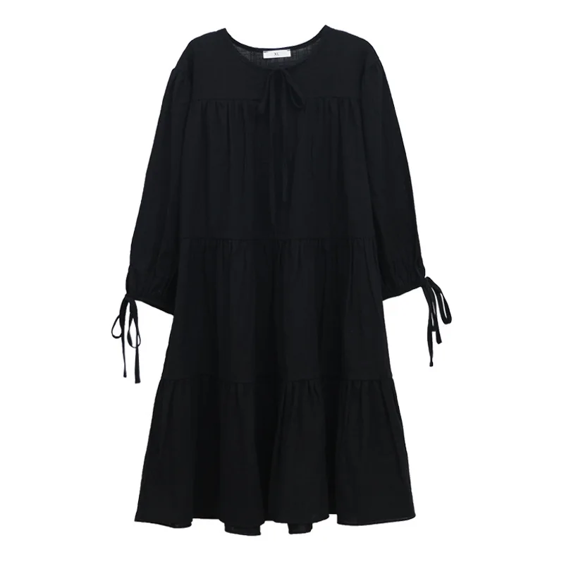 Новинка от 5 до 16 лет детское платье 2020 осенняя одежда хлопковое для девочек макси