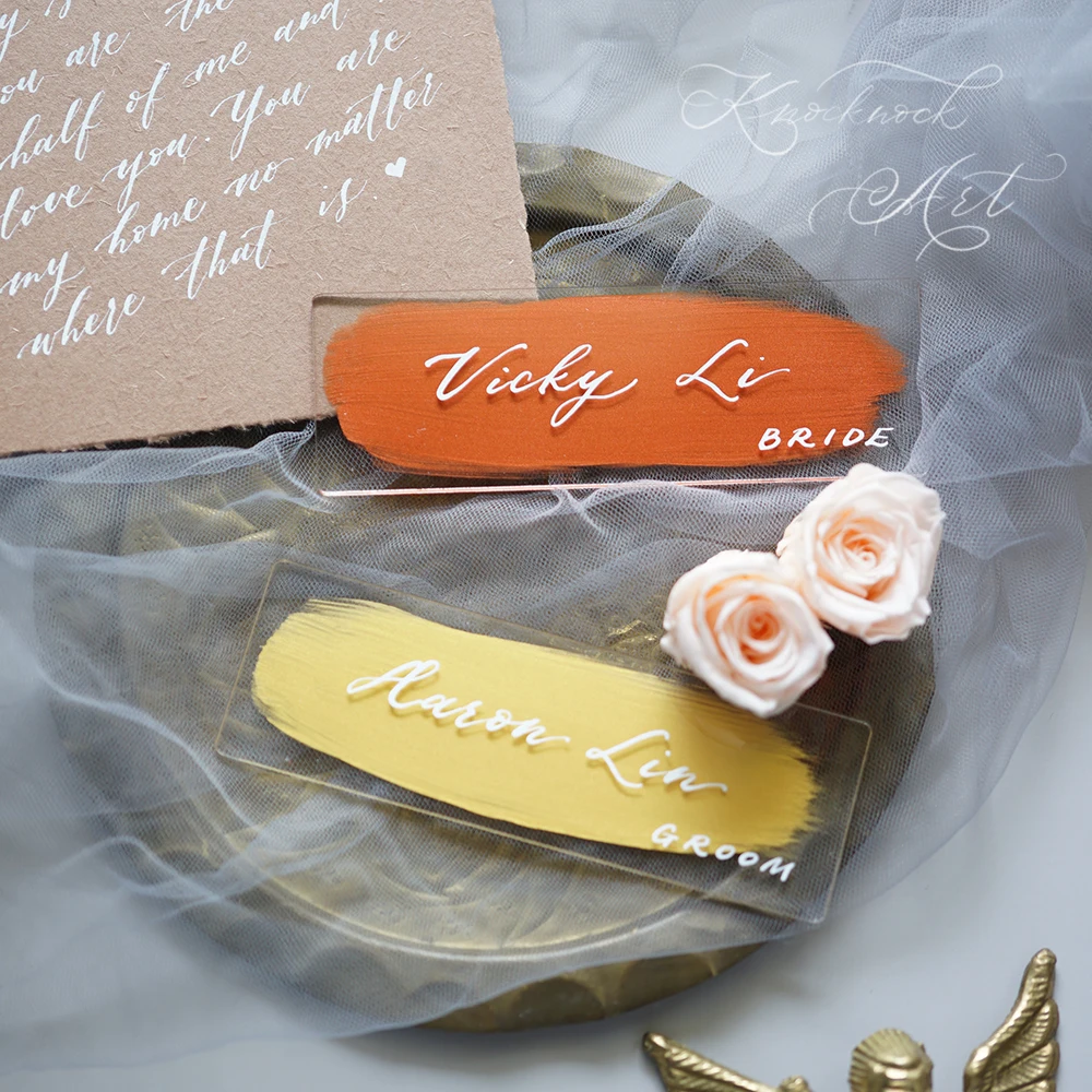 20 50 шт. прозрачный акриловый стол место карты для гостевых прямоугольные