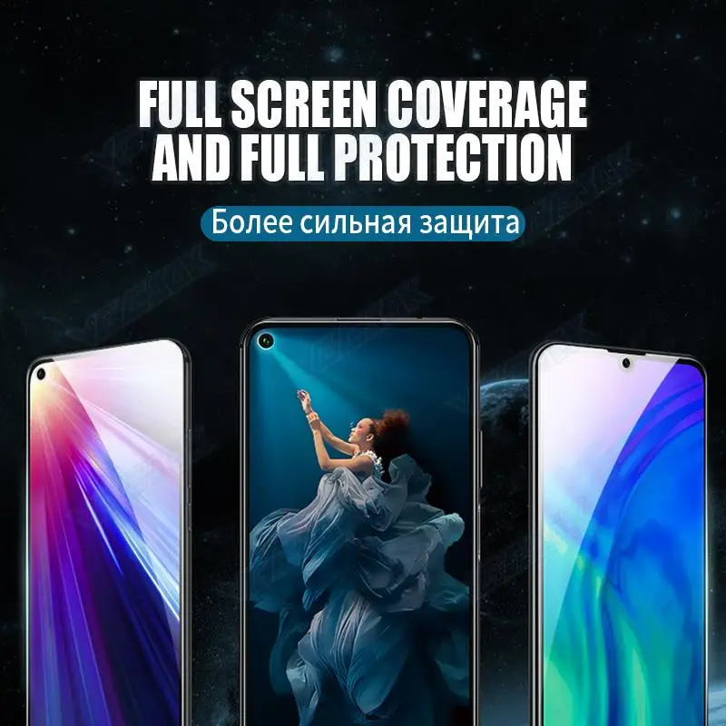 9d full protection glass for huawei honor 20 30 10 lite 10i 20i 30i tempered screen protector honor view 10 20 30 pro glas film free global shipping