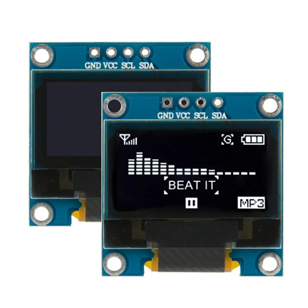 Оригинальный 0 96 дюймовый Oled IIC Серийный белый OLED дисплей модуль 128X64 I2C SSD1306 12864