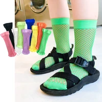 cheap wholesale 25pairs50pcs kids knee high socks thin childrens long sock girls boy mesh fishnet tube socks baby stockings