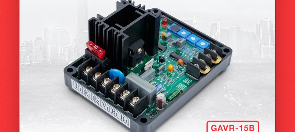 GAVR-15B avr Генератор Регулятор напряжения трехфазный Универсальный бесщеточный регулятор напряжения s/стабилизаторы