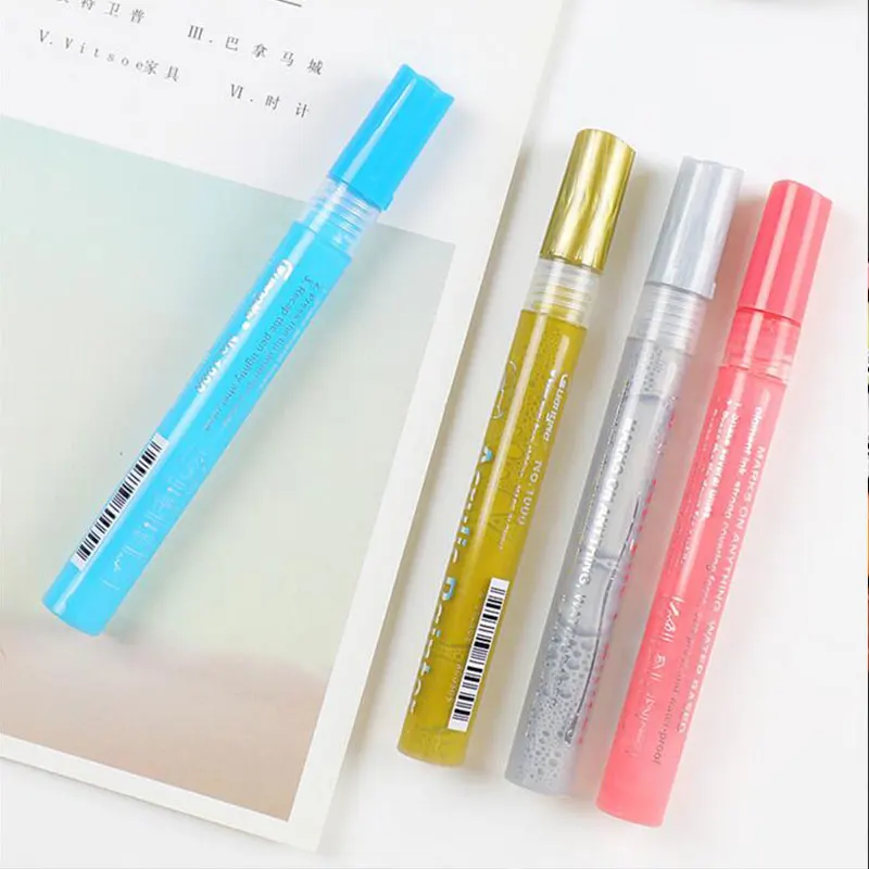 15 цветов постоянного Краски маркер для рисования Керамика стекло ROCK Цвет