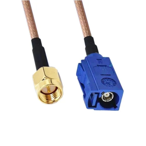 

2pcs SMA Male to Fakra C Female jack Connector GPS Antenna Extension Cable RG316 Pigtail