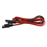 2m copper solar battery adapter cables 18awg sae male to male extension cord