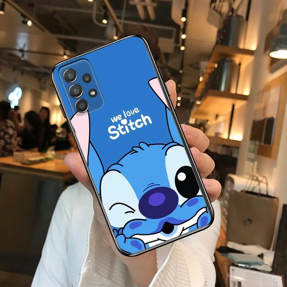 Чехол для телефона с забавным диснеевским стичем Samsung Galaxy A70 A50 A51 A71 A52 A40 A30 A31 A90 A20E 5G