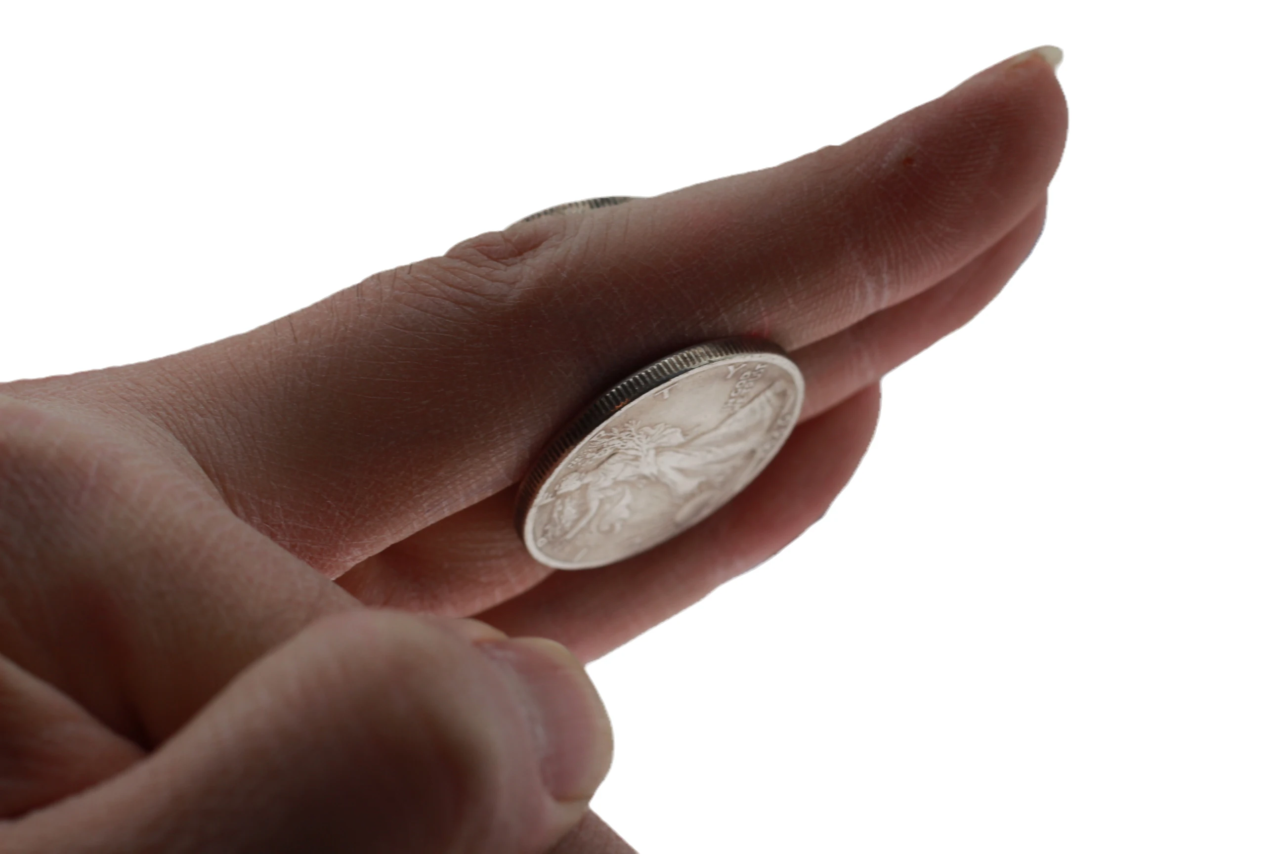 Монета Mighty Power Coin (Walking Liberty Half Dollar) от Оливера волшебные фокусы реквизиты