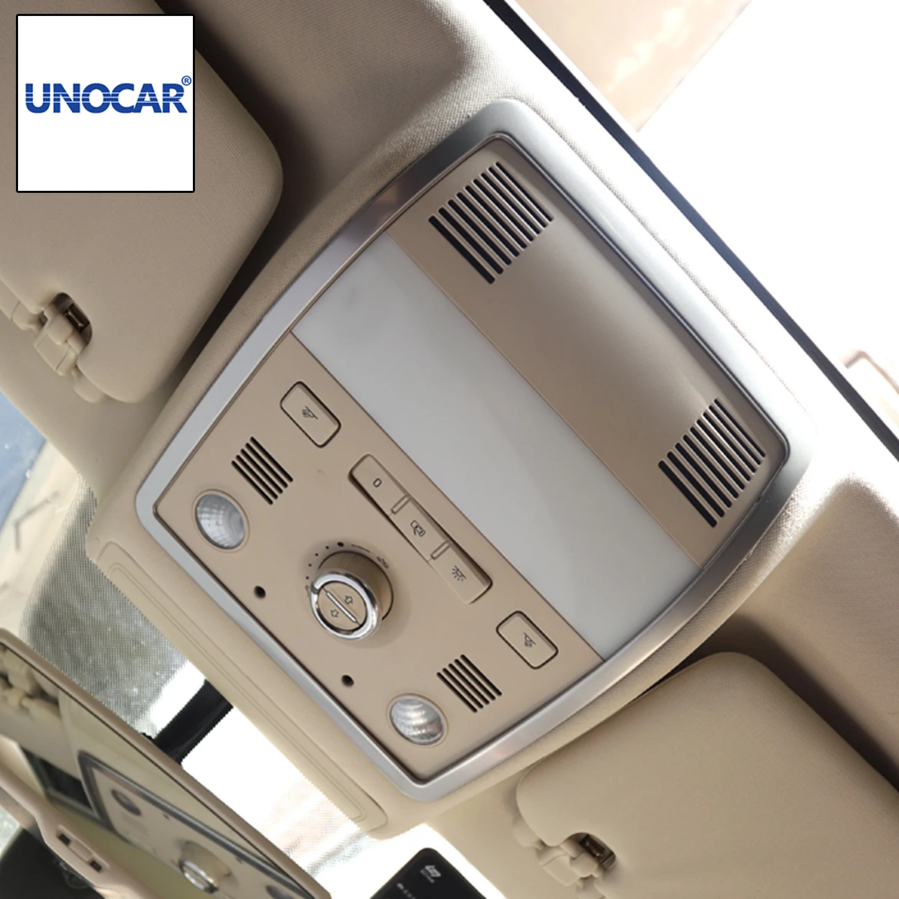 

Car style for Volkswagen 11-18 Touareg front reading lamp frame decorative Sequin pasted roof lamp decorative strip special