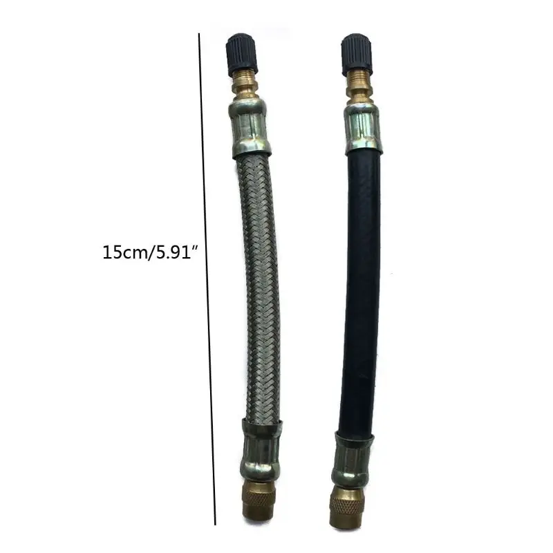 

150mm Car Truck Braided/Rubber Flexible Hose Car Wheels Tyre Valve Stems Extensions Tube Adapter