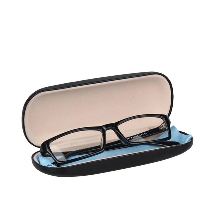 

Seemfly 2020 Sunglasses Case PU Leather Eyeglasses Storage Box Retro Portable Reading Glasses Box Eyewear Spectacle Protector