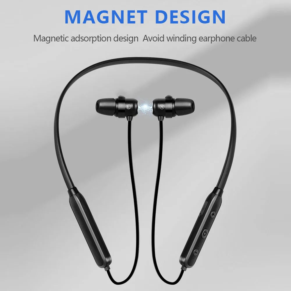 Магнитная присоска Беспроводная bluetooth-гарнитура ожерелье стерео наушники 28 |
