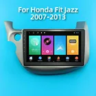 Автомагнитола 2 Din, 10,1 дюйма, Android, Wi-Fi, GPS-навигация для HONDA FIT JAZZ 2007-2013