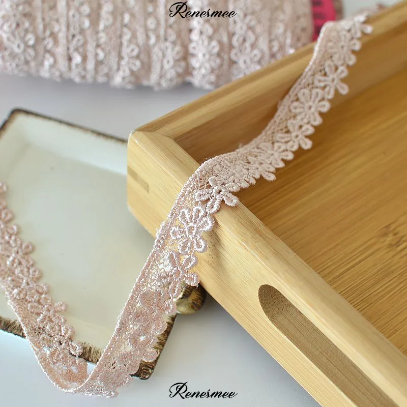 4m Curtain Cloth Lace Sofa Chair Cover Tablecloth DIY Decoration Polyester Embroidery Daisy Trimming 1.5cm | Дом и сад