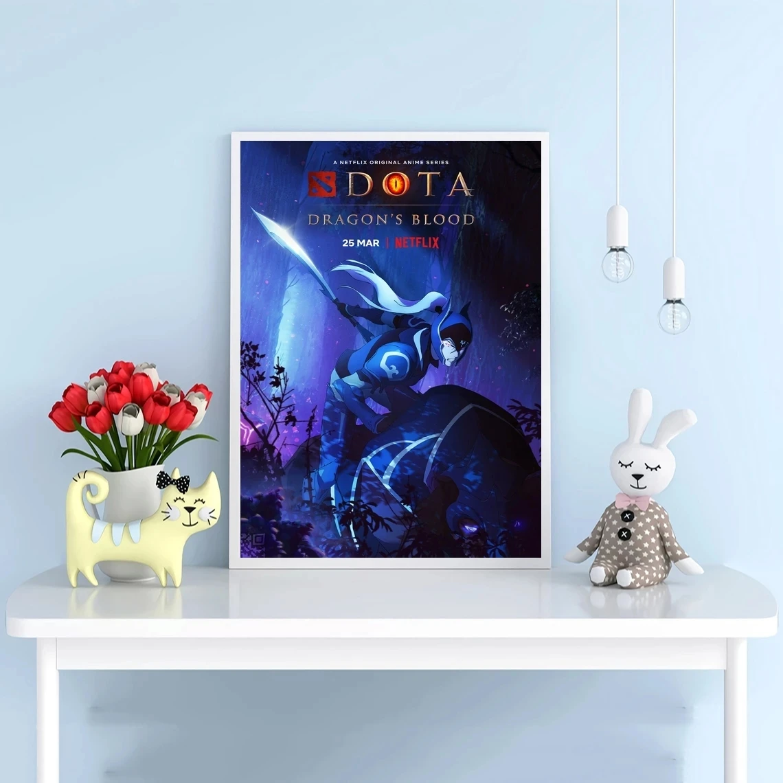 

Dota Dragon's Blood Anime Poster Prints And Unframed Canvas Prints Home Decoration Painting No Frame