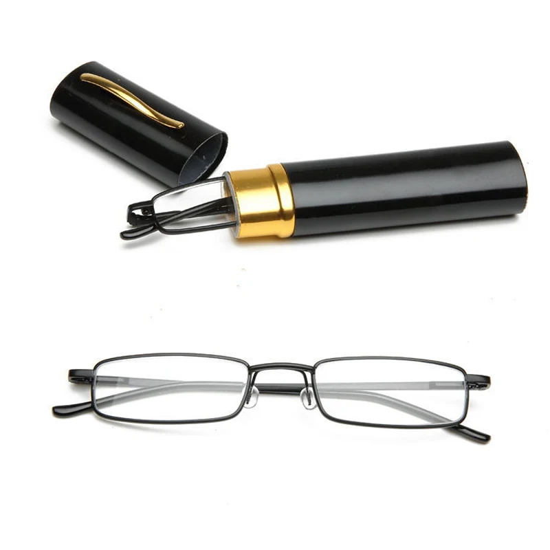 Портативные очки для чтения с держателем ручки мужские и женские Мини защитой от