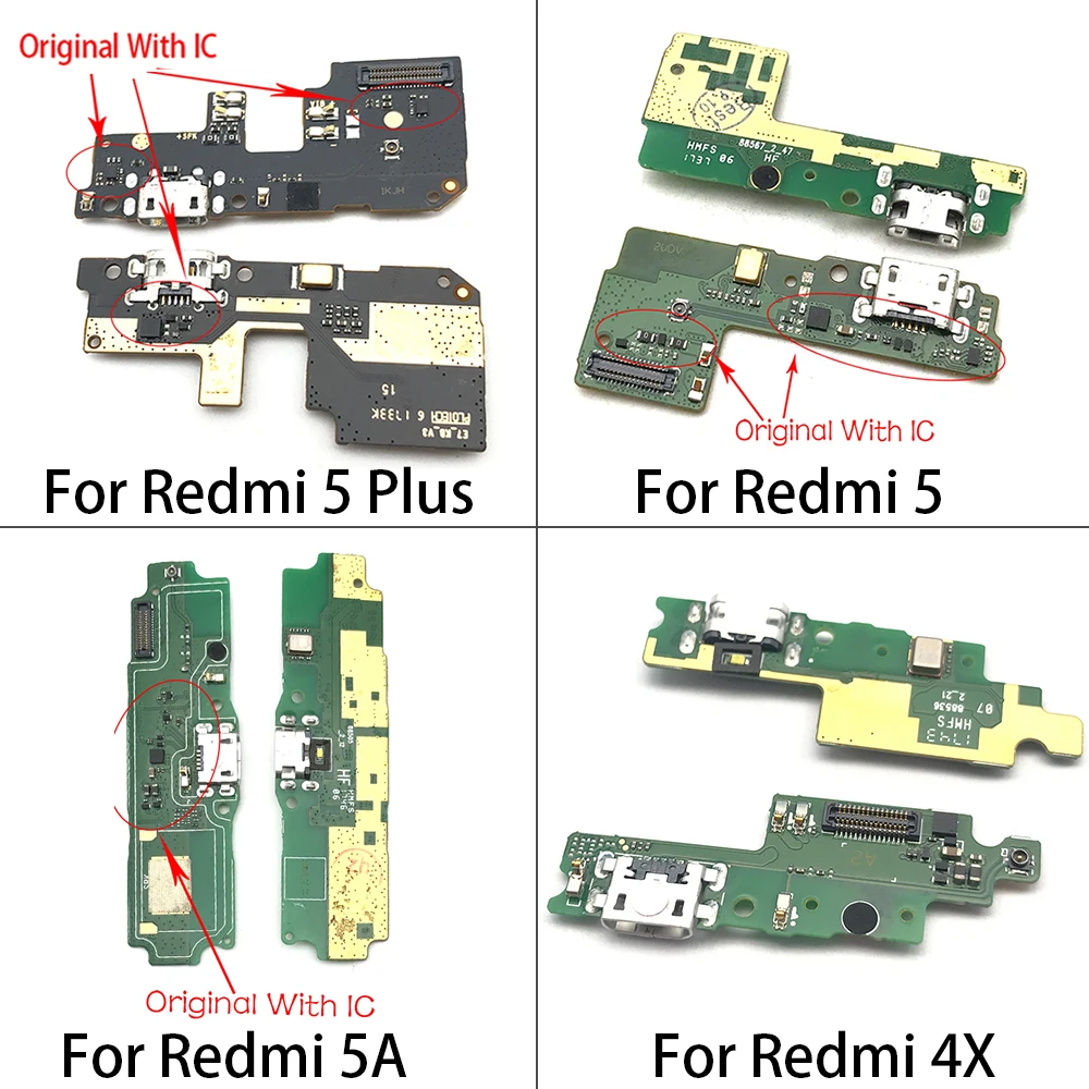 Новинка для Xiaomi Redmi 5 Plus 5A 4X 3 3S USB зарядное устройство порт Micro Dock зарядный разъем