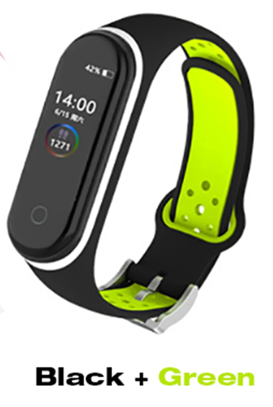 Для Xiaomi Mi Band 4 ремешок умные аксессуары Замена водонепроницаемый двойной цвет силиконовый браслет для Mi Band 3 NFC ремешок на запястье