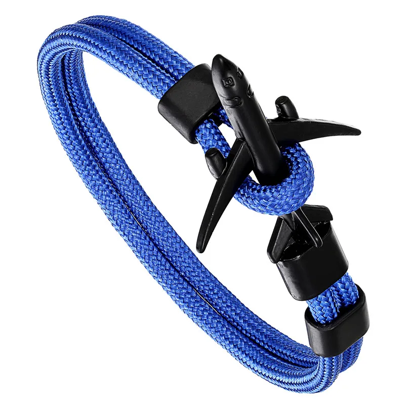 2020 модный спортивный браслет с якорем для человека самолета многослойный