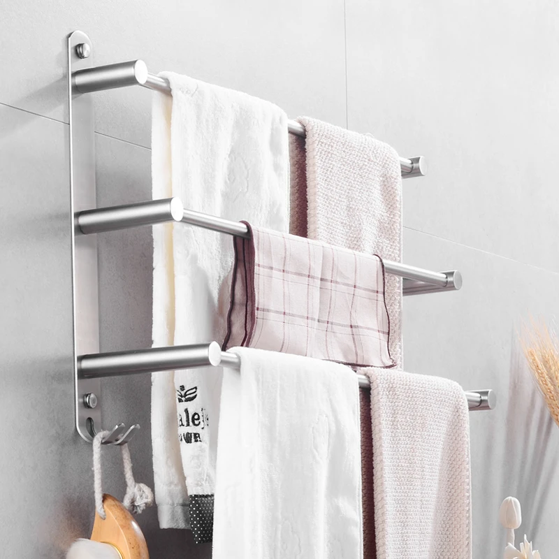 Настенный держатель для полотенец из нержавеющей стали | Обустройство дома