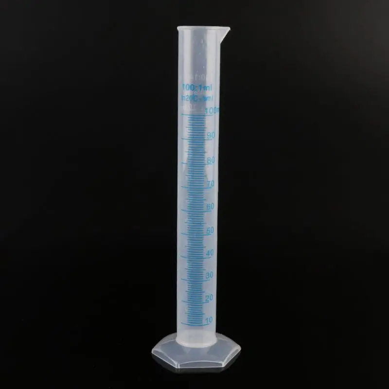 

Measuring Cylinder Laboratory Test Graduated Liquid Trial Tube Jar Tool New