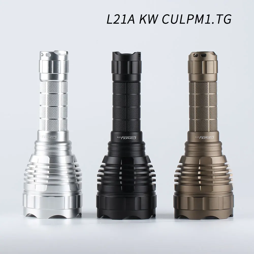 Конвой L21A с кВт CULPM1.TG 8A драйвер 1190 м лазерный дальномер 21700 фонарь |Фонарики и