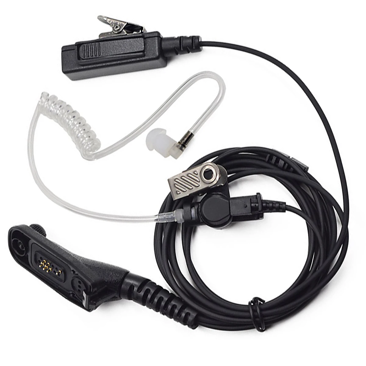 

Air Tube PTT Earpiece Microphone Headset For Motorola Two Way Radio Walkie Talkie DP4400 DP4401 DP4600 DP4800 DP4801