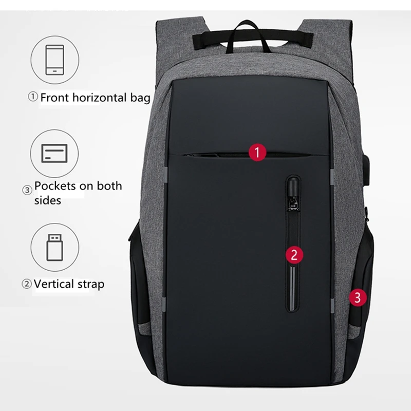 Новинка 2019 мужской рюкзак для ноутбука дорожный женщин и мужчин вместительные