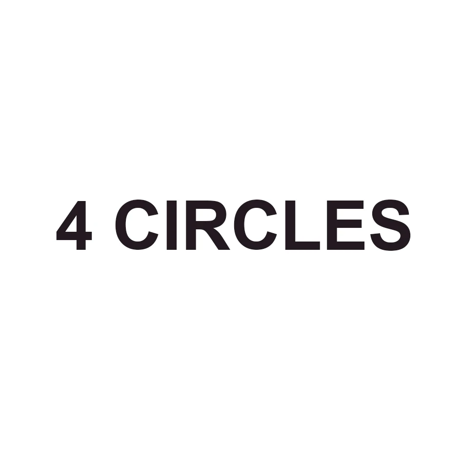 four circles Amxiu, на заказ, 2-6 наименований, браслеты, 925 пробы, серебряные Круги, браслет для женщин, мужчин, S925 ювелирные изделия, персонализированный подарок на день Святого Валентина - Окраска металла: four circles