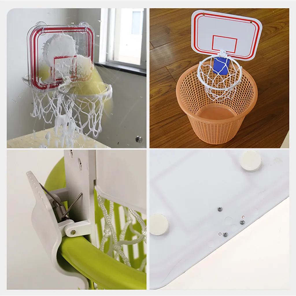 

Indoor Outdoor Sport Basketball Hoop Goal Rim Net Basquete Folding Portable Suspension Free Punch Plastic Basketball Frame