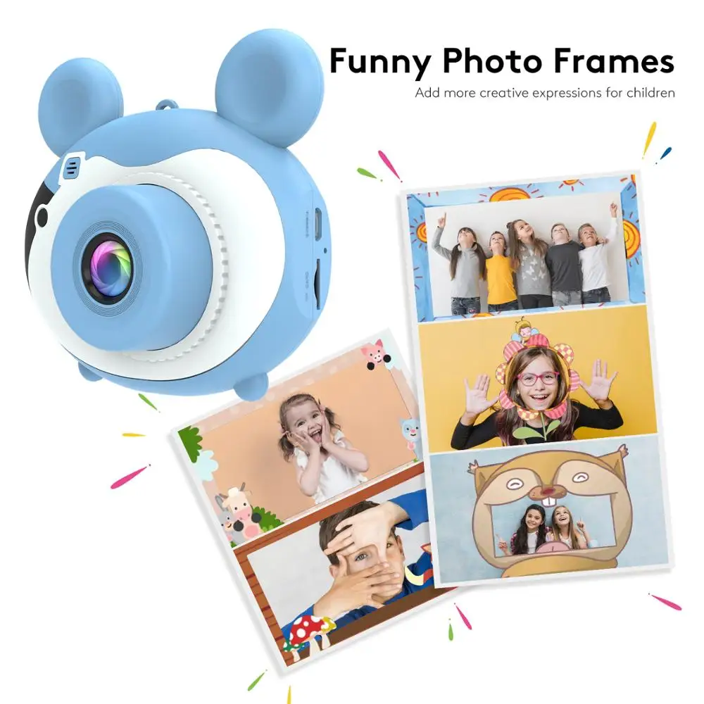 ThiEYE Kiddy 2 детская мини-камера детские развивающие игрушки для детей подарки подарок на день рождения цифровая камера 1080P проекция