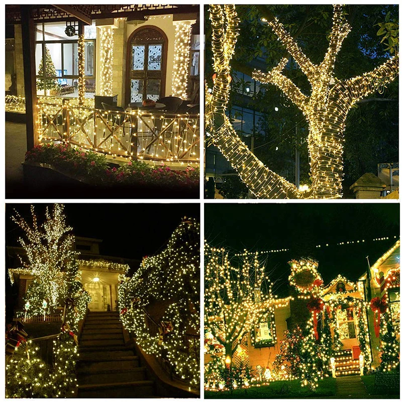 Сказочный светодиодный светильник-Гирлянда для рождественской елки вечерние