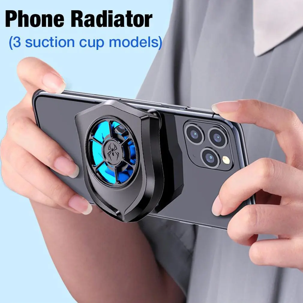 

Mobile Phone Radiator Cell Phone Universal Cooling Fan Mute Fan For Mobile Phone Fever Rapid Cooler Phone Radiator For Iphone