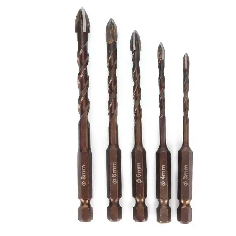 Спиральное сверло комплект настенный треугольный сверла 3 мм 4 5 6 8 по