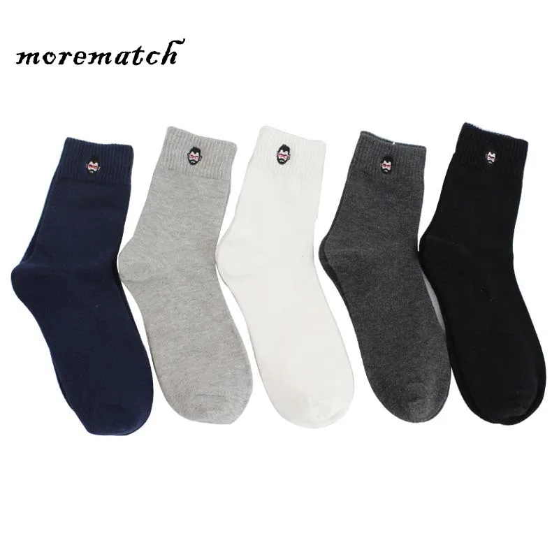 Мужские носки Morematch Модные дышащие хлопковые Повседневные носки-тапочки
