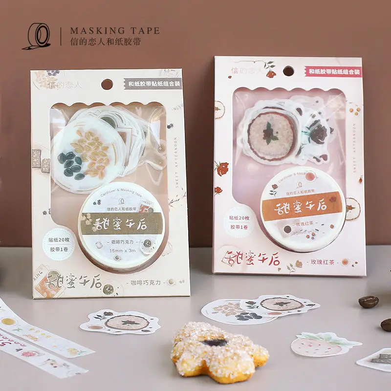 Свежий лимон перечная мята Kawaii Бумага васи клейкая лента Diy Скрапбукинг наклейка этикетка маскирующая лента