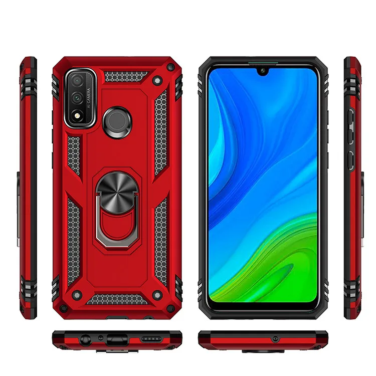 Luxury Shockproof Car Holder Ring Magnet Case For Huawei Nova Lite 3 Plus Bumper Soft Protector Cover 3+ | Мобильные телефоны и