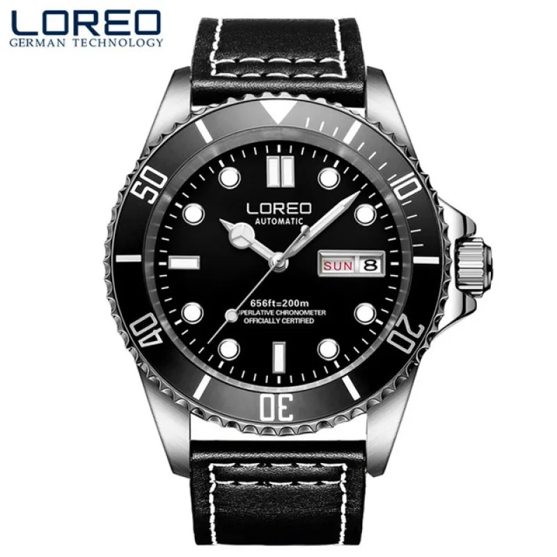 Мужские автоматические часы Horloges mannen водонепроницаемые механические с