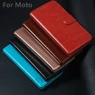 Кожаный чехол-книжка для Motorola Moto ONE Action Pro Zoom Power Vision, для Moto G 8 G8 Power Lite Stylus E5 E6 Plus