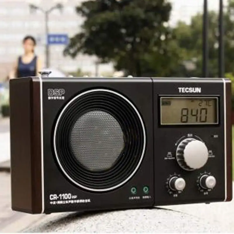 Tecsun CR-1100 DSP AM/FM стерео радио портативный Fm InternetC Ретро Радио 87-108 МГц/65-108 МГц/522-1620 кГц AM/FM стерео радио