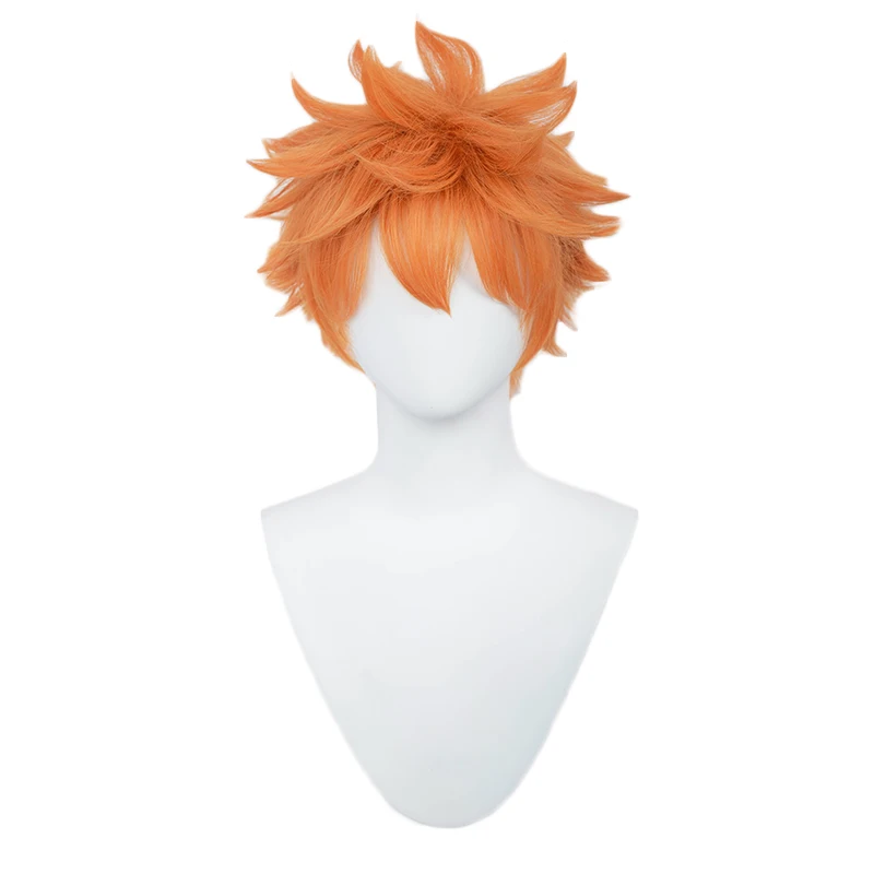 DokiDoki Аниме Haikyuu! Косапп парик Hinata Shoyo Косплей Хината шоё Хэллоуин косаплей |